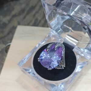 anillo dama con amatista